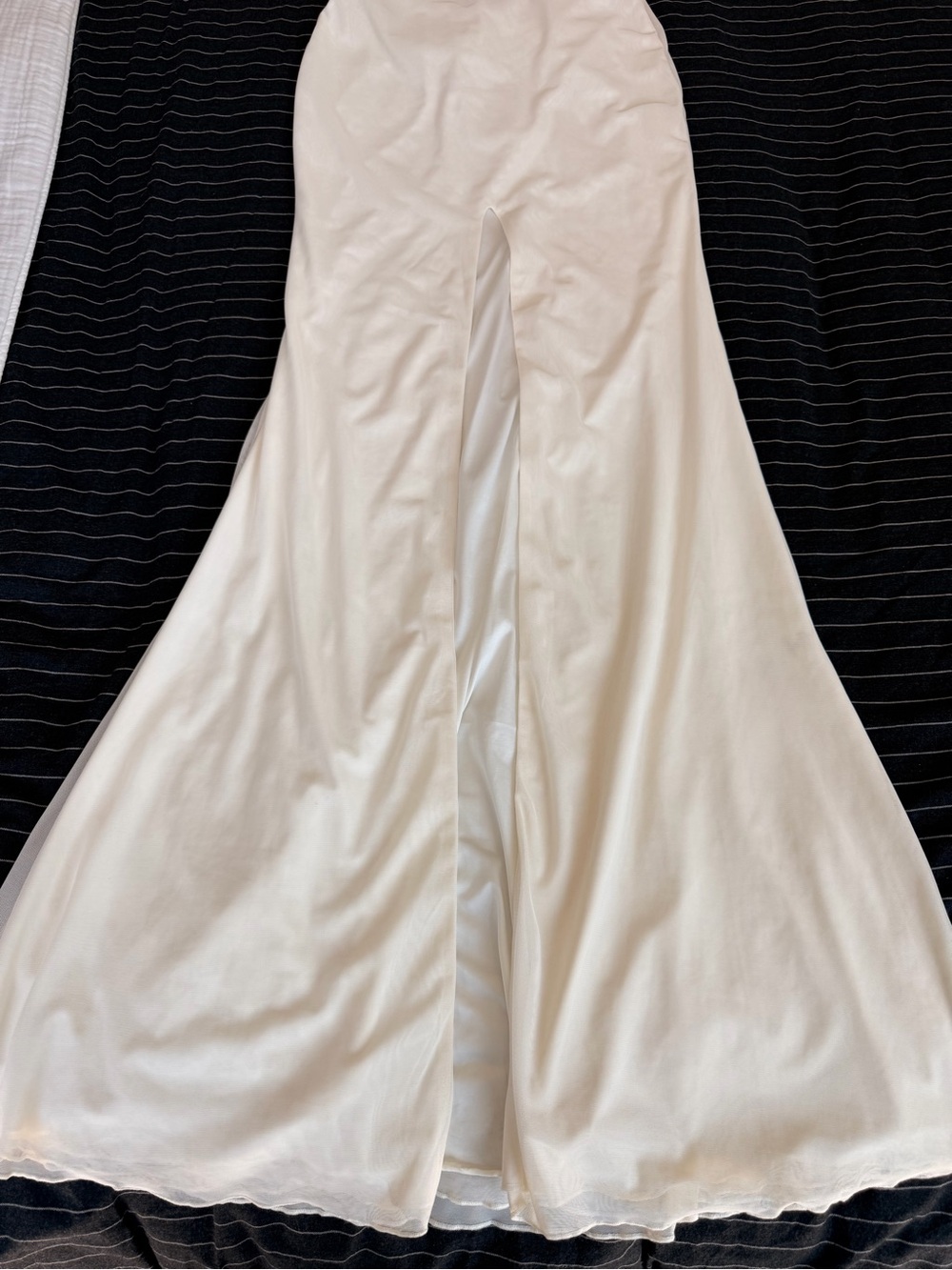Oh Polly White Cutout Slit Maxi Dress - Picture 9 of 11